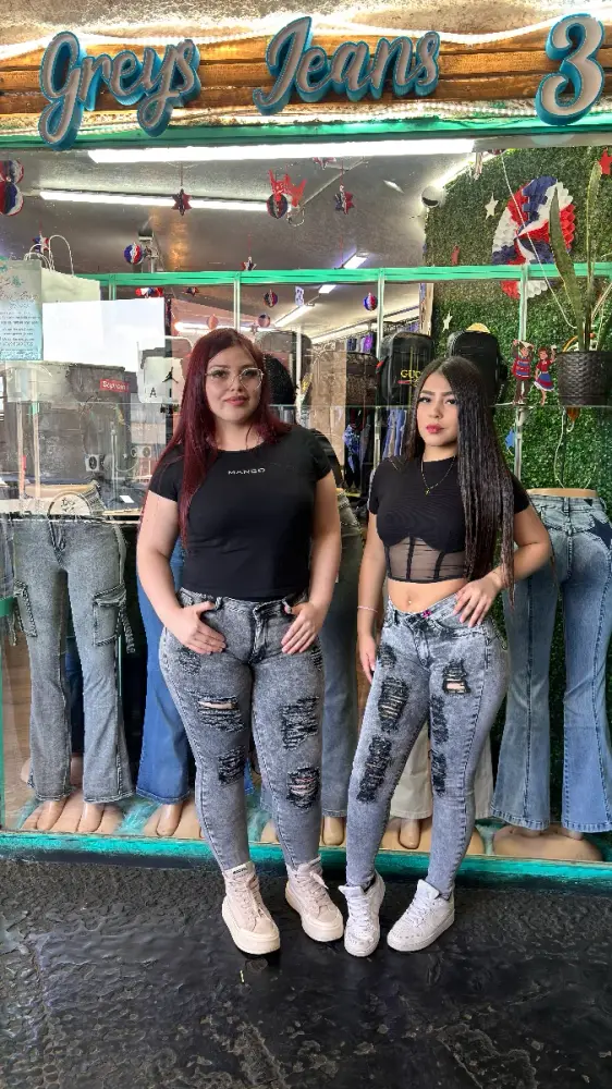 Skinny Roma Gris Destroyed (34 a 46)
