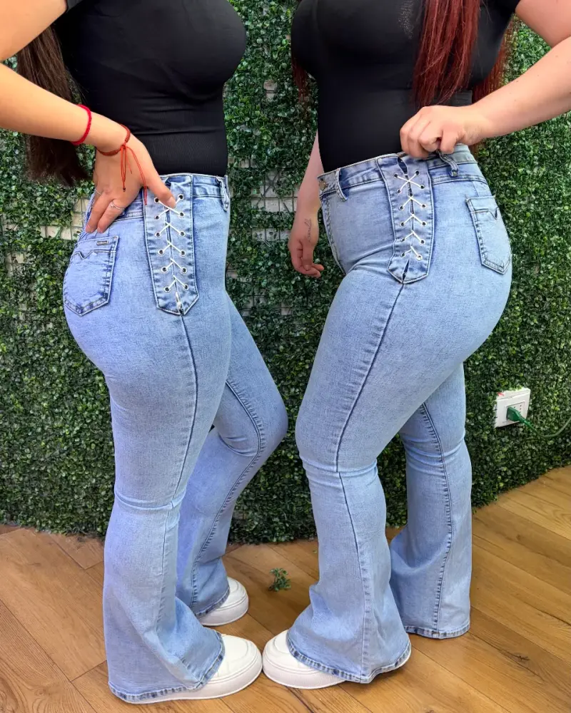 Flare Trenzas Celeste (36 a 46)